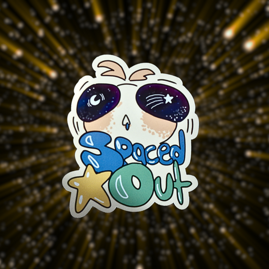 Spaced Out Sticker